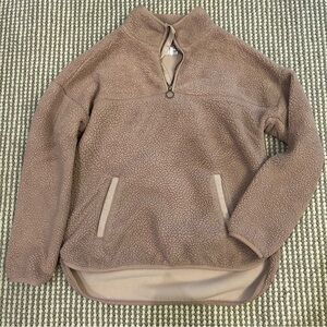 Lavender 1/4 Zip Sherpa